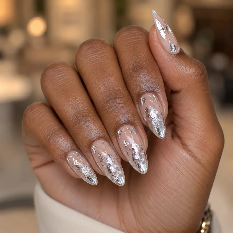 KI-erzeugtes Nageldesign: Foliennägel