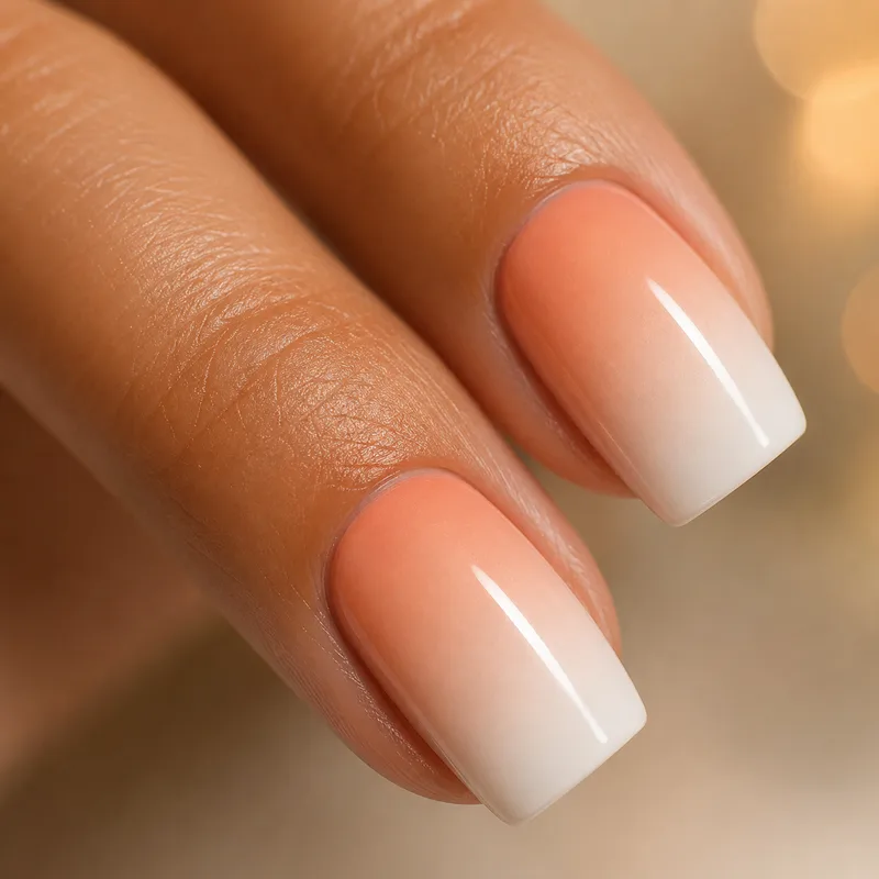 KI-erzeugtes Nageldesign: Ombré-Nägel